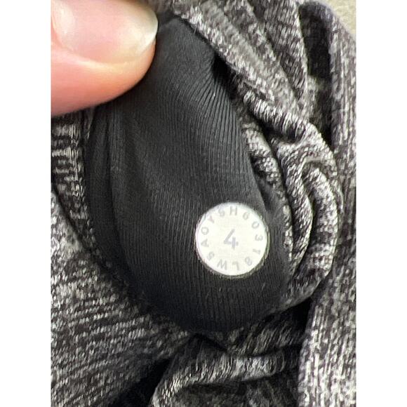 Lululemon Wunder Under High Rise 7/8 Tight Heathered Black Legging size 4 - Picture 9 of 9